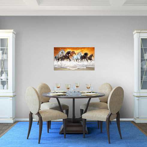 Wandbilder Wohnzimmer XXL Pferde Moderne Bilder Tiere